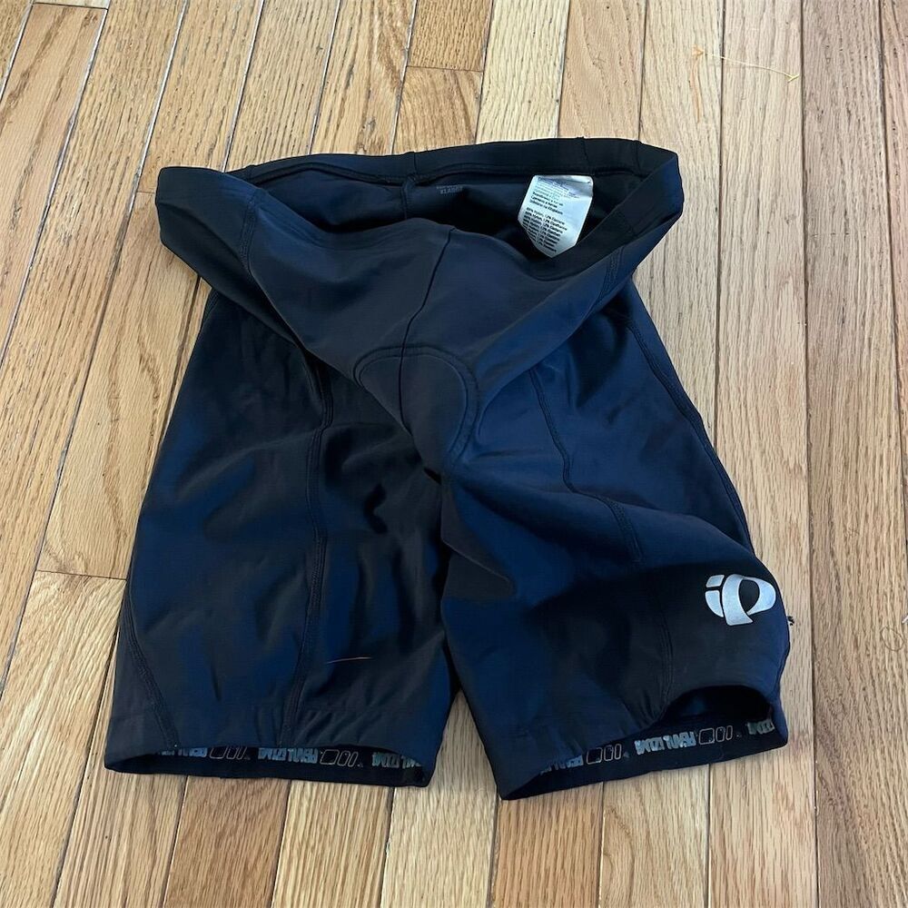 Pearl Izumi Men's XL Black Padded Cycling Shorts Athletic Activewear